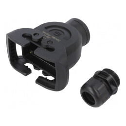 Carcasă pentru Conectori HDC Han-Eco B 10B Drept | Electronic-mag.ro | Componente Electronice