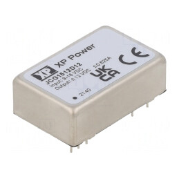 Convertor DC/DC 15W 9-18V la 12V/-12V THT | Electronic-mag.ro | Componente Electronice
