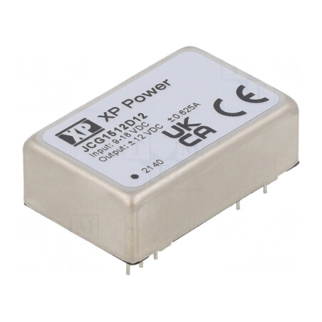 Convertor DC/DC 15W 9-18V la 12V/-12V THT | Electronic-mag.ro | Componente Electronice