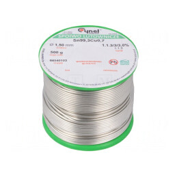 Sârmă de lipit fără plumb 1,5mm 500g | Electronic-mag.ro | Componente Electronice