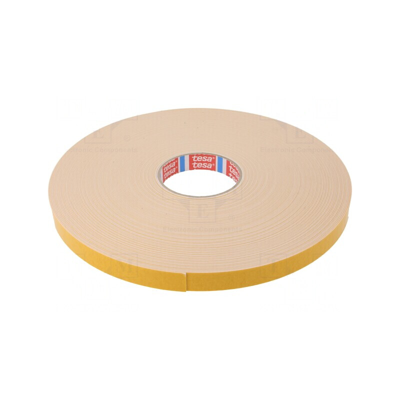 Bandă de Fixare Dublă Acril Albă 19mm x 50m | Electronic-mag.ro | Componente Electronice