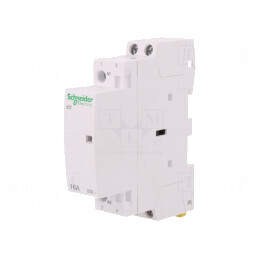 Contactor 2-poli 16A 24VAC NO IP20 -5÷60°C | Electronic-mag.ro | Componente Electronice