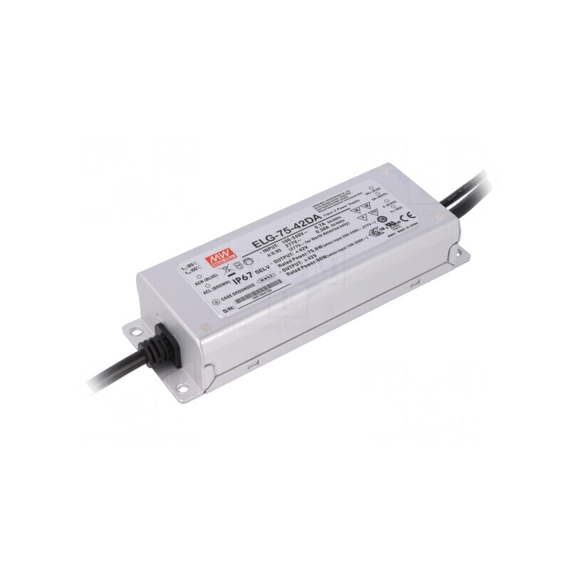 Alimentator LED 75W 42VDC 1.8A DALI ELG-75-42DA | Electronic-mag.ro | Componente Electronice Alimentator LED 75W 42VDC 1.8A DALI ELG-75-42DA | Electronic-mag.ro | Componente Electronice