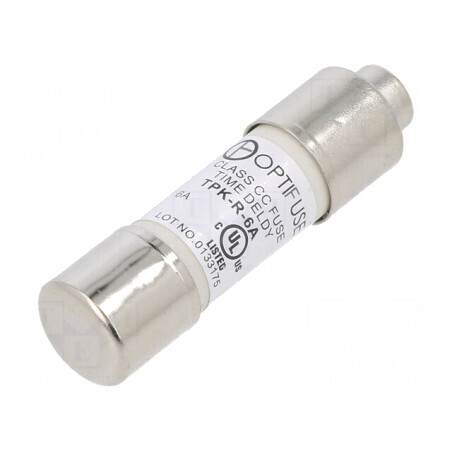 Siguranță întârziată 6A 600VAC 300VDC 10,4x38,1mm | Electronic-mag.ro | Componente Electronice