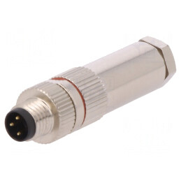 Conector M8 Tată 3 Pin Cablu 3A IP67 60V | Electronic-mag.ro | Componente Electronice