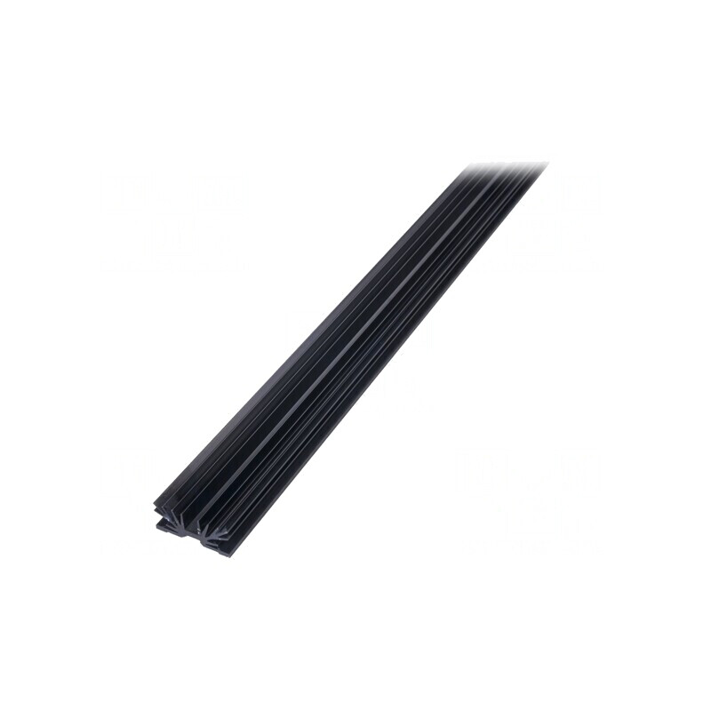 Radiator extrudat cu aripioare TO220 negru 1000mm x 54mm | Electronic-mag.ro | Componente Electronice