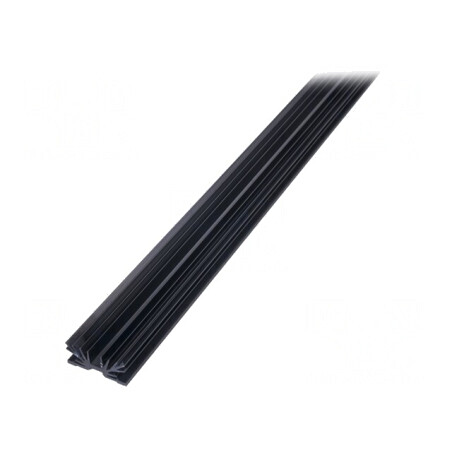 Radiator extrudat cu aripioare TO220 negru 1000mm x 54mm | Electronic-mag.ro | Componente Electronice