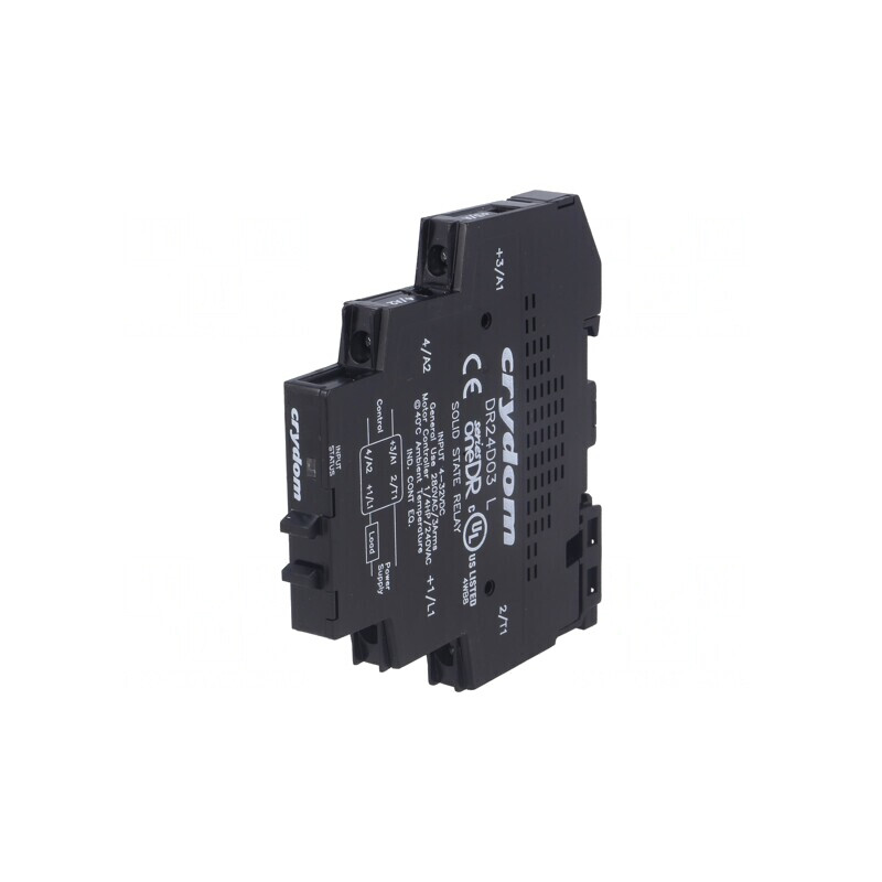Releu semiconductor 1-fazat 3A 24-280VAC 4-32VDC | Electronic-mag.ro | Componente Electronice