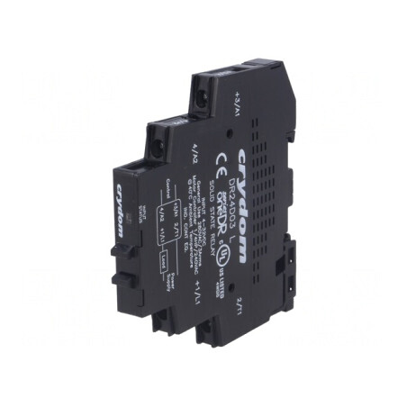 Releu semiconductor 1-fazat 3A 24-280VAC 4-32VDC | Electronic-mag.ro | Componente Electronice