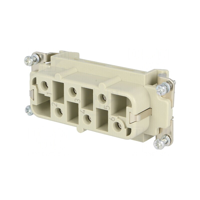 Conector HDC Inserturi Contact Mamă 6P+PE | Electronic-mag.ro | Componente Electronice Conector HDC Inserturi Contact Mamă 6P+PE | Electronic-mag.ro | Componente Electronice