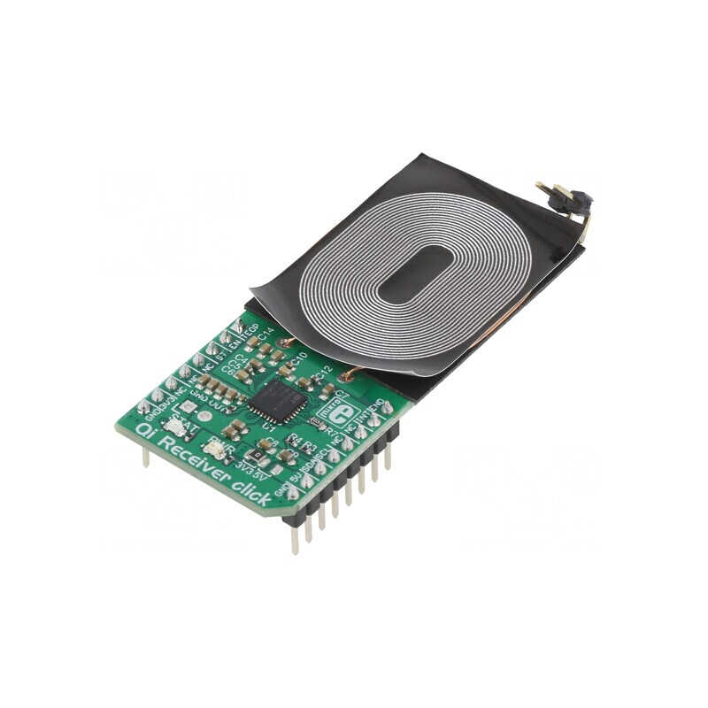 Placă Încărcare Inducție QI Receiver Click 3.3V/5V GPIO I2C | Electronic-mag.ro | Componente Electronice