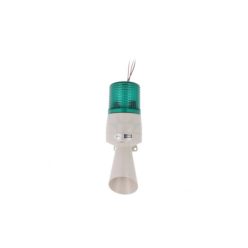 Semnalizator Luminos și Acustic 24VDC Xenon Verde S60ADS | Electronic-mag.ro | Componente Electronice