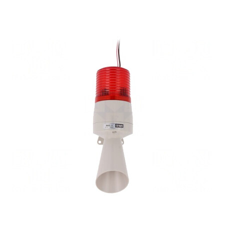 Semnalizator Luminos și Acustic 24VDC cu Xenon Roșu | Electronic-mag.ro | Componente Electronice