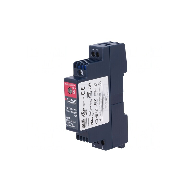 Alimentator 5VDC 1.2A pentru Șină DIN 6W | Electronic-mag.ro | Componente Electronice Alimentator 5VDC 1.2A pentru Șină DIN 6W | Electronic-mag.ro | Componente Electronice