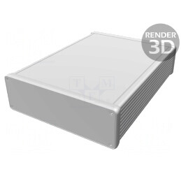 Carcasă aluminiu 165x220x51mm cu panou | Electronic-mag.ro | Componente Electronice