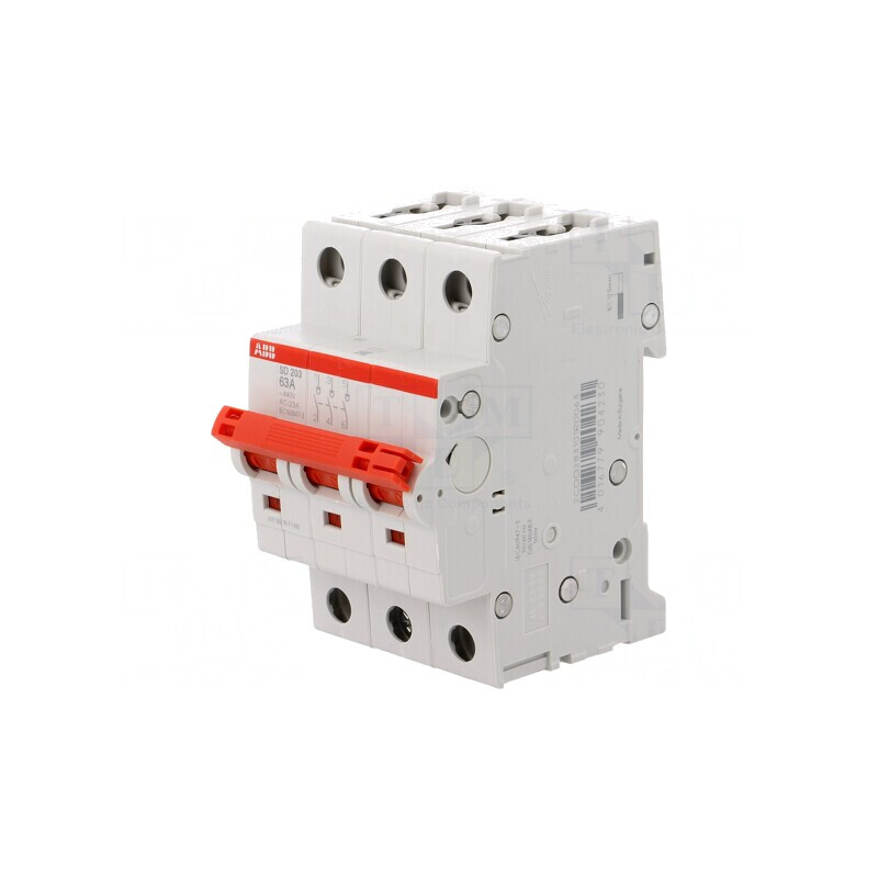 "Separator-întrerupător tripolar 63A 400VAC pentru șină DIN" | Electronic-mag.ro | Componente Electronice "Separator-întrerupător tripolar 63A 400VAC pentru șină DIN" | Electronic-mag.ro | Componente Electronice