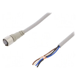 Cablu Conectare M12 4 Pin 5m PVC XS5F-D421-G80-F | Electronic-mag.ro | Componente Electronice