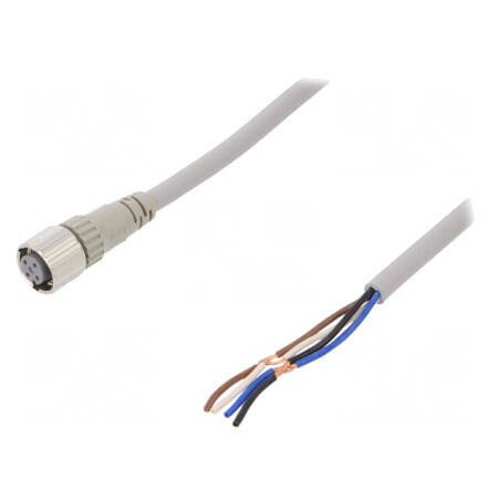 Cablu Conectare M12 4 Pin 5m PVC XS5F-D421-G80-F | Electronic-mag.ro | Componente Electronice