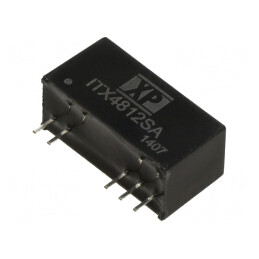 Convertor DC/DC 6W 36-75V la 12V 500mA SIP8 | Electronic-mag.ro | Componente Electronice