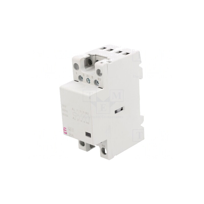 Contactor 4P 25A 24VAC NC NO x3 | Electronic-mag.ro | Componente Electronice