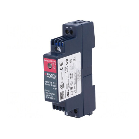 Alimentator Pulsatoriu Șină DIN 12V 0.5A 6W | Electronic-mag.ro | Componente Electronice
