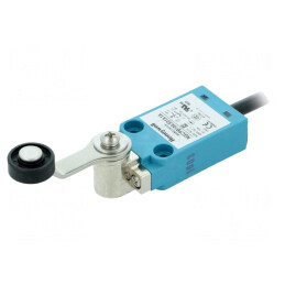 Limitator cursă manetă 40mm cu rolă plastic 18mm 10A | Electronic-mag.ro | Componente Electronice