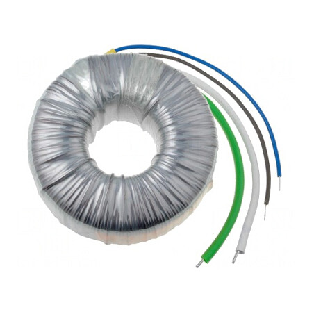 Transformator Toroidal 160VA 230V AC 12V 13.33A Cabluri | Electronic-mag.ro | Componente Electronice