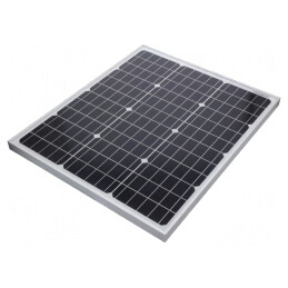 Celulă fotovoltaică monocristalină 50W 610x510x30mm