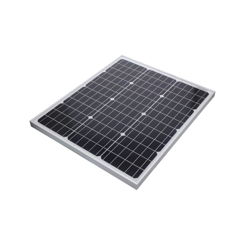 Celulă fotovoltaică monocristalină 50W 610x510x30mm | Electronic-mag.ro | Componente Electronice