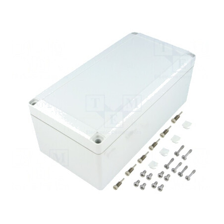 Carcasă universală ABS gri 124x244x97 mm | Electronic-mag.ro | Componente Electronice