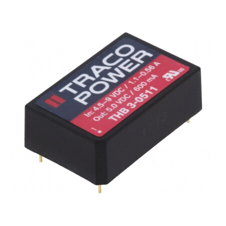 Convertor DC/DC 3W 5V 600mA DIP24 | Electronic-mag.ro | Componente Electronice