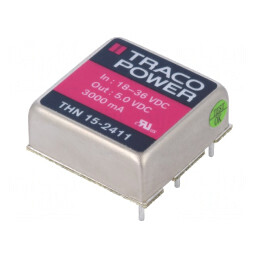 Convertor DC/DC 15W 18-36V la 5V 3A | Electronic-mag.ro | Componente Electronice
