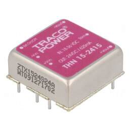 Convertor DC/DC 15W 18-36V Intrare 24VDC Ieşire 625mA | Electronic-mag.ro | Componente Electronice