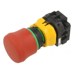Comutator de Siguranță 22mm Roșu IP65 | Electronic-mag.ro | Componente Electronice