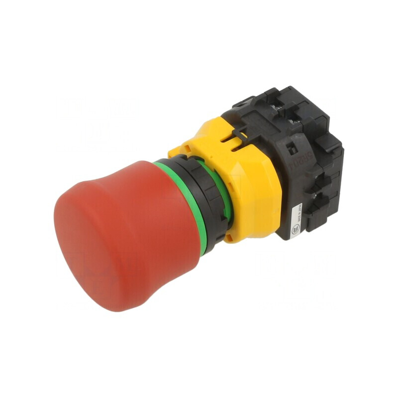Comutator de Siguranță 22mm Roșu IP65 | Electronic-mag.ro | Componente Electronice