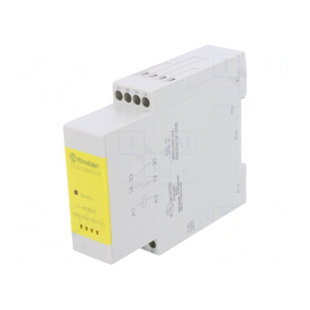 Releu de siguranță 7S 24VDC 2 ieșiri pentru șină DIN IP20 | Electronic-mag.ro | Componente Electronice