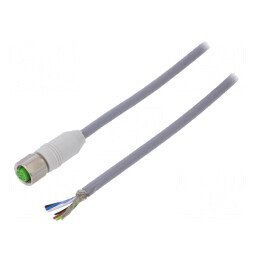 Cablu de Conectare M12 5m 60VAC | Electronic-mag.ro | Componente Electronice