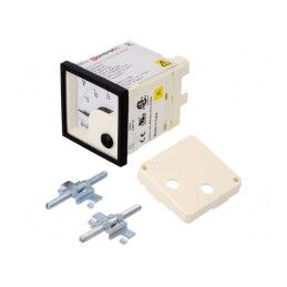 Voltmetru Panou 0-15V Clasa 1.5 48x48mm | Electronic-mag.ro | Componente Electronice