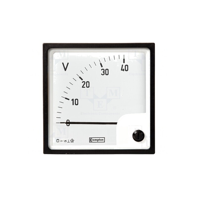 Voltmetru Panou 0-150V Clasa 1,5 48x48mm | Electronic-mag.ro | Componente Electronice