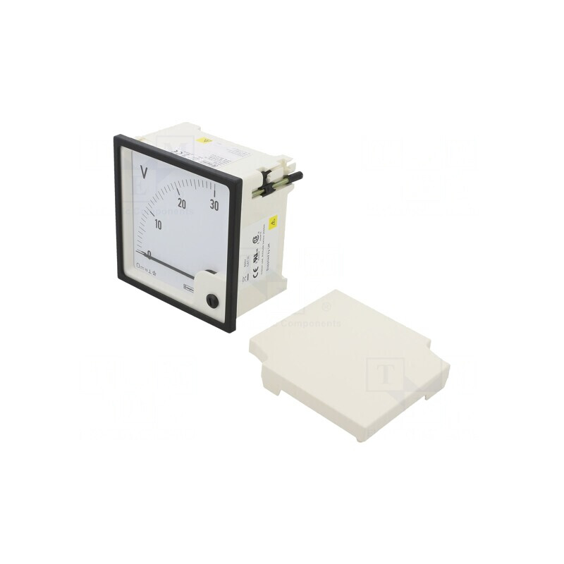 Voltmetru pe panou 0-30V Clasa 1.5 96x96mm | Electronic-mag.ro | Componente Electronice