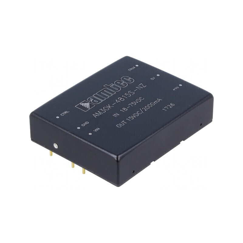 Convertor DC/DC 30W 36-75V la 15V 2A | Electronic-mag.ro | Componente Electronice Convertor DC/DC 30W 36-75V la 15V 2A | Electronic-mag.ro | Componente Electronice