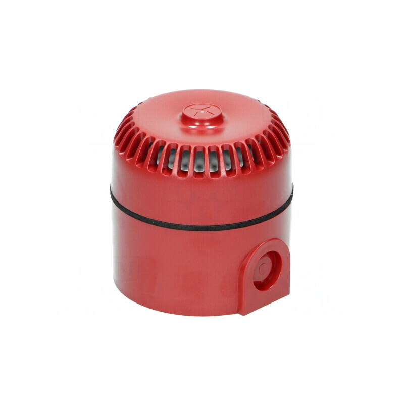 Sirena Acustică 9-28VDC 102dB IP65 Roșie | Electronic-mag.ro | Componente Electronice