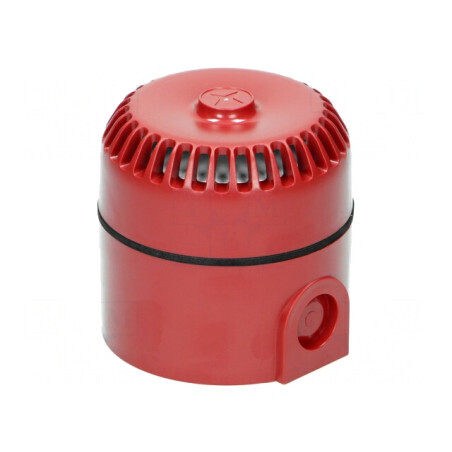 Sirena Acustică 9-28VDC 102dB IP65 Roșie | Electronic-mag.ro | Componente Electronice