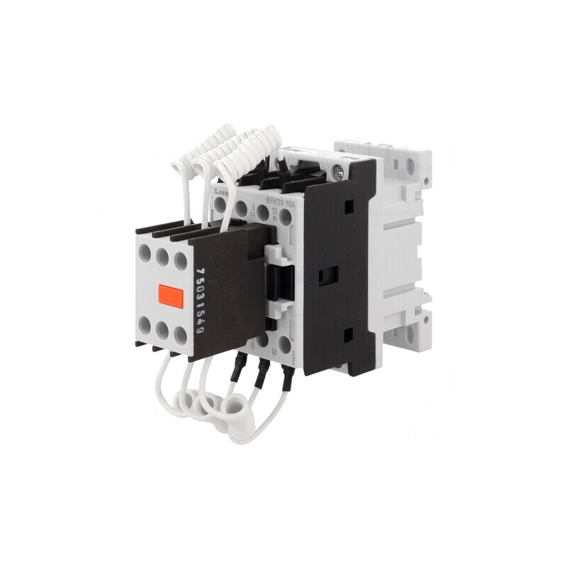 Contactor 3-Pole 240VAC 440VAC 4.5kVAR 9kVAR BFK0910A230 | Electronic-mag.ro | Componente Electronice Contactor 3-Pole 240VAC 440VAC 4.5kVAR 9kVAR BFK0910A230 | Electronic-mag.ro | Componente Electronice
