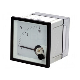 Voltmetru pe Panou 0-10V 72x72x58.5mm  | Electronic-mag.ro | Componente Electronice