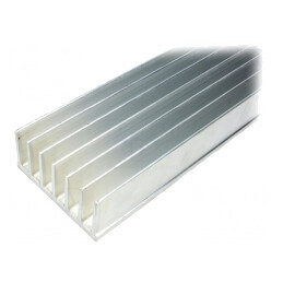 Radiator extrudat cu aripioare 1000mm x 78mm x 35mm brut | Electronic-mag.ro | Componente Electronice