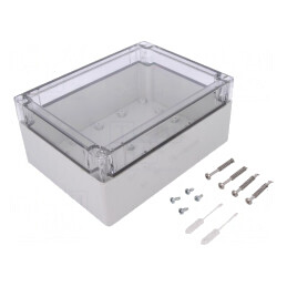 Carcasă universală ABS gri 152x202x90mm | Electronic-mag.ro | Componente Electronice