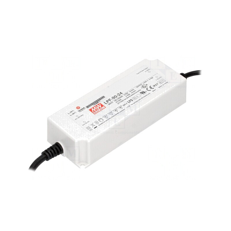 Alimentator LED 90W 24V 3.75A IP67 | Electronic-mag.ro | Componente Electronice Alimentator LED 90W 24V 3.75A IP67 | Electronic-mag.ro | Componente Electronice