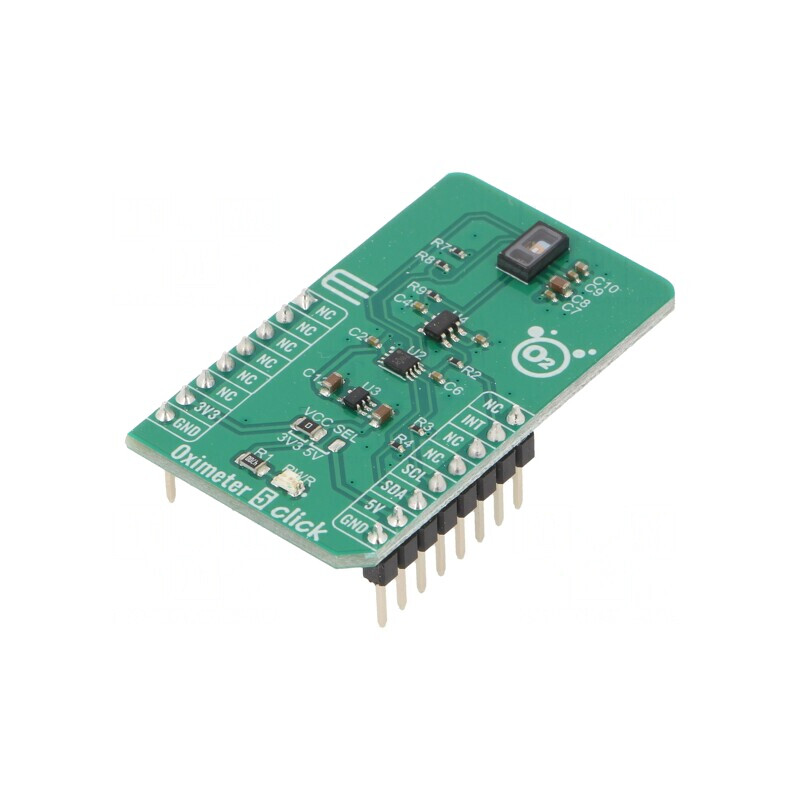 Senzor Oximetru de Saturație Oxigen I2C - Oximeter 5 Click | Electronic-mag.ro | Componente Electronice