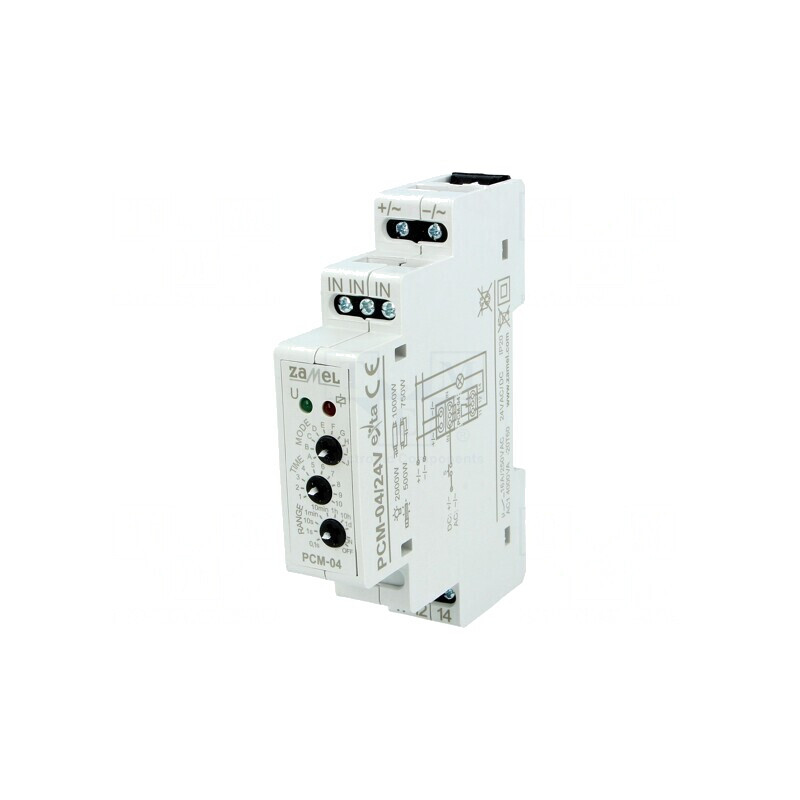 Timer PCM-04/24V SPDT 250VAC 16A 24VAC 24VDC | Electronic-mag.ro | Componente Electronice Timer PCM-04/24V SPDT 250VAC 16A 24VAC 24VDC | Electronic-mag.ro | Componente Electronice